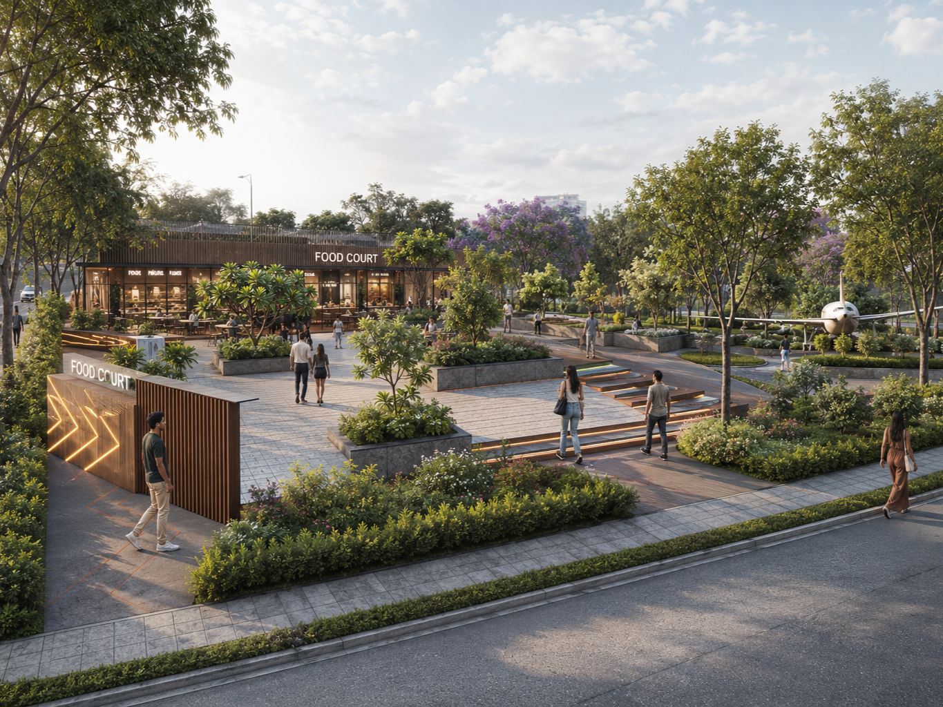 The Courtyard — commercial project by Minterra